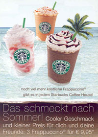 News from Starbucks...