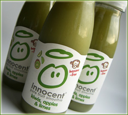 innocent kiwi, apfel und limette