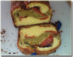 Fertig - der Pestocake von seiner schönsten Seite!