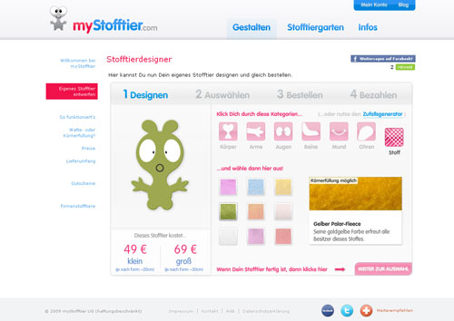myStofftier - Schritt 1
