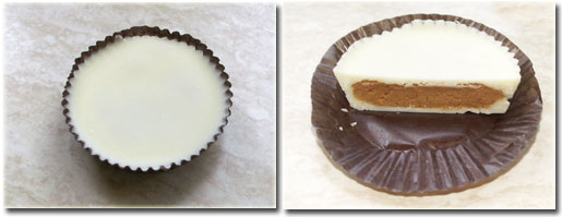 White Reese’s - von oben und "innen"