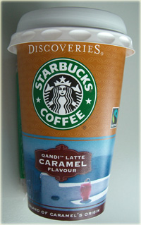 Starbucks Coffee: Qandi TM Latte Caramel Flavour 