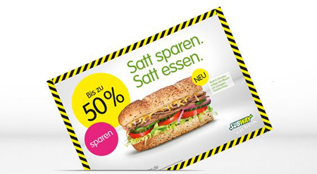 Subway – Gutscheine 10/2010