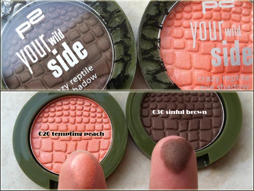 Crazy reptile eye shadow