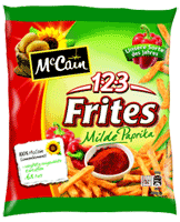 McCain: 1.2.3 Frites Milde Paprika