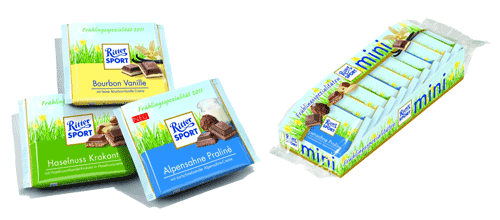 Ritter Sport: Frühlingsspezialitäten