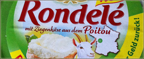 PRÊSIDENT Rondele mit Ziegenkäse