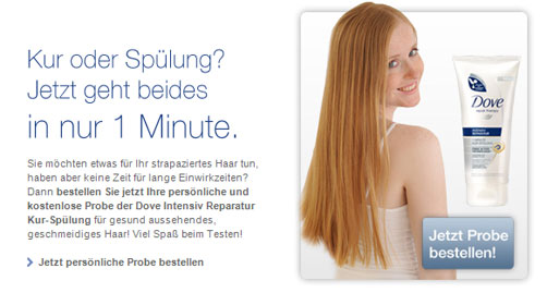 Dove Intensive Reparatur Kur-Spülung