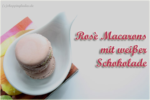 Macarons mit weißer Schokolade