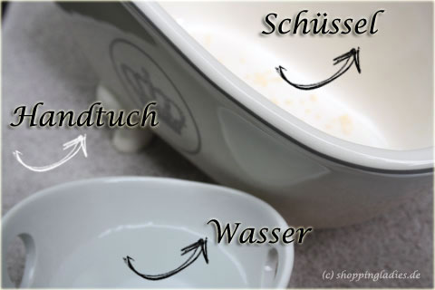 Fussbad - Utensilien