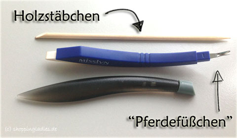 Nagelhaut entfernen
