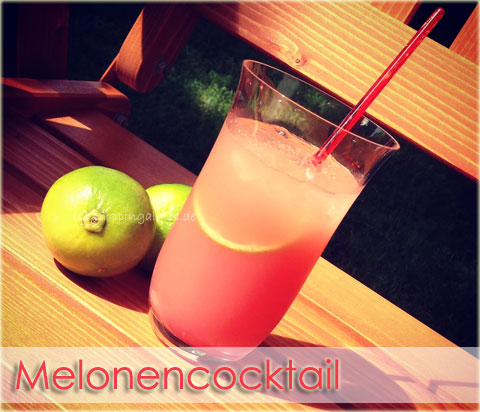 Sommercocktail mit Melone