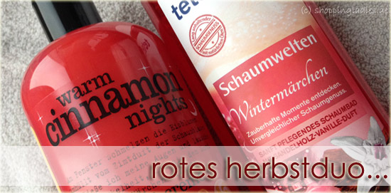 rote Herbstfreunde: tetesept & treaclemoon
