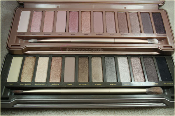naked3 - naked2: palettenvergleich
