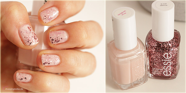 Essie spaghetti strap + a cut above