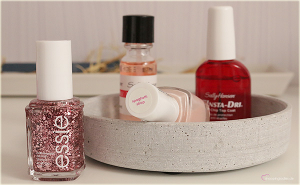 Essie spaghetti strap + a cut above