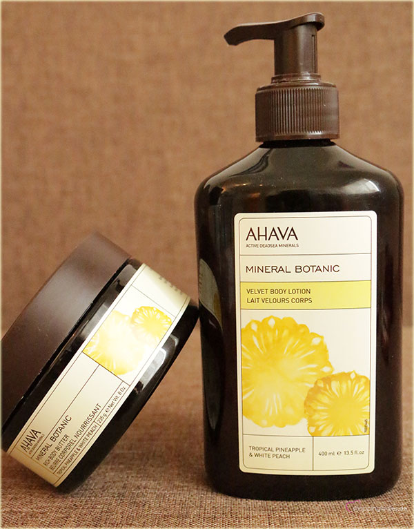 AHAVA MINERAL BOTANIC: Tropische Ananas & Weißer Pfirsich