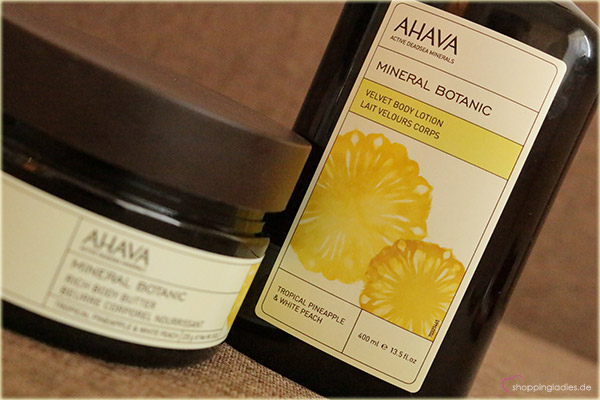 AHAVA MINERAL BOTANIC: Tropische Ananas & Weißer Pfirsich